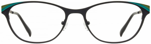 Scott Harris SH-574 Eyeglasses, 3 - Jet / Olive / Pine