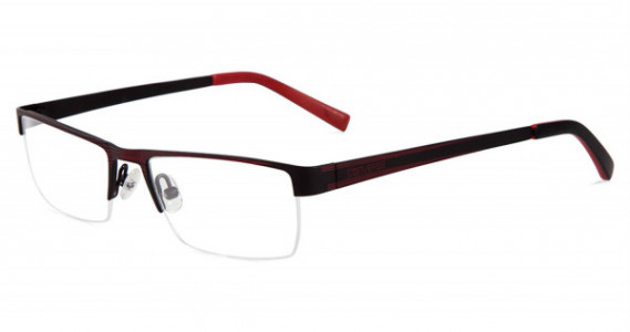 Converse Q001 Eyeglasses, Black/Red