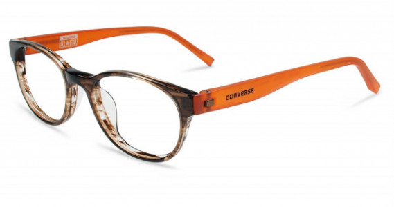 Converse Q014 UF Eyeglasses, Brown Stripe