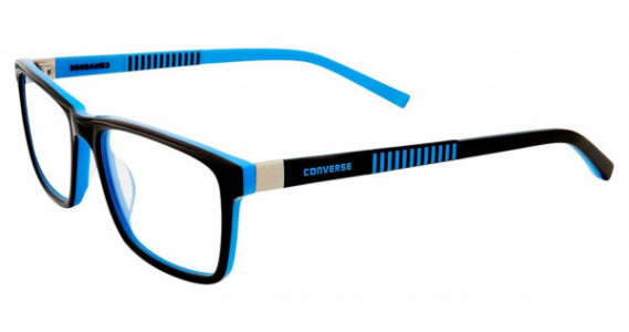 Converse Q312 Eyeglasses, Black/Blue