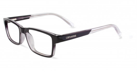 Converse K017 Eyeglasses, Black/Crystal