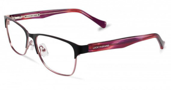Lucky Brand D101 Eyeglasses, BLACK
