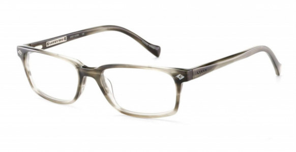 Lucky Brand Dupree Eyeglasses, Grey Horn