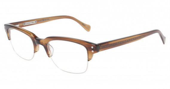Lucky Brand Valencia Eyeglasses, Brown