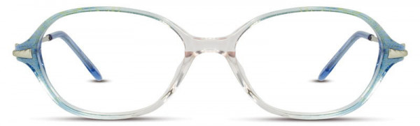 Cote D'Azur CDA-212 Eyeglasses, 3 - Blue / Crystal
