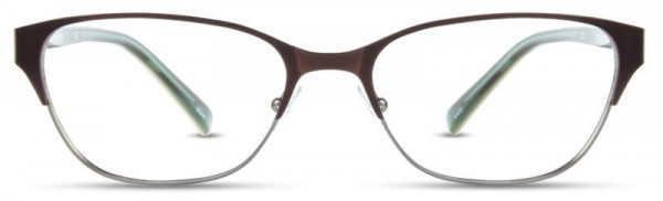 Cote D'Azur CDA-238 Eyeglasses, 2 - Chocolate / Aqua