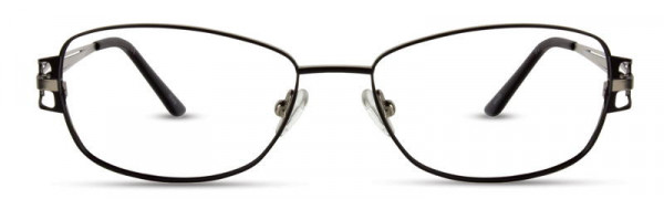 Cote D'Azur CDA-240 Eyeglasses, 1 - Black / Silver