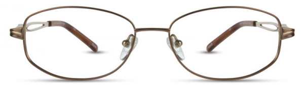 Cote D'Azur CDA-242 Eyeglasses, 2 - Light Brown / Gold