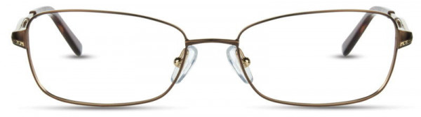 Cote D'Azur CDA-244 Eyeglasses, 1 - Chocolate / Gold