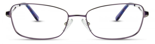 Cote D'Azur CDA-244 Eyeglasses, 3 - Plum / Silver