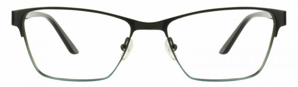 Cote D'Azur CDA-248 Eyeglasses, 3 - Black / Aqua