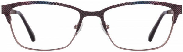 Cote D'Azur CDA-259 Eyeglasses, 3 - Wine / Teal Snake