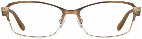 Cote D'Azur CDA-261 Eyeglasses, 2 - Mocha / Gold