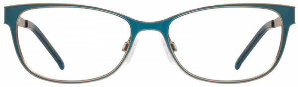 Adin Thomas AT-398 Eyeglasses, 3 - Teal / Gold
