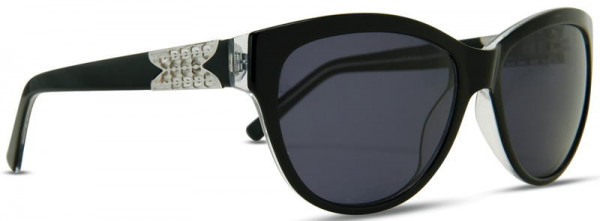 Adin Thomas AT-SUN-11 Sunglasses, 3 - Black / Crystal