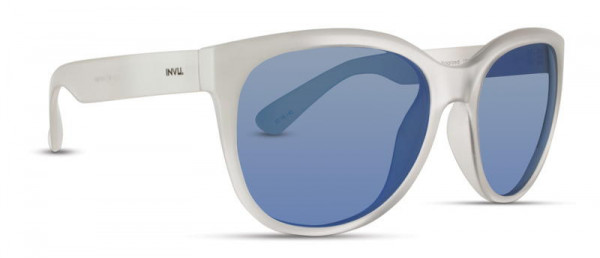 INVU INVU-102 Sunglasses, 1 - Crystal / Blue Mirror
