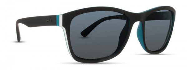 INVU INVU-104 Sunglasses, 2 - Black / White / Teal