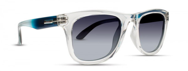 INVU INVU-105 Sunglasses, 1 - Crystal / Blue