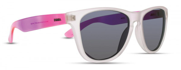 INVU INVU-106 Sunglasses, 1 - Crystal/Pink/Pink Mirror