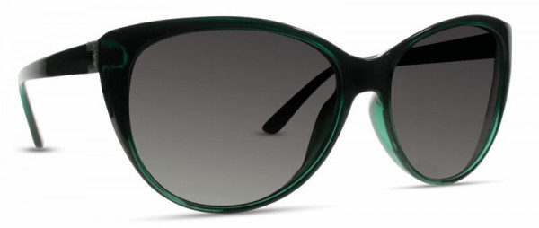 INVU INVU-120 Sunglasses, 2 - Green / Black