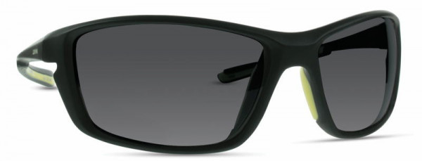 INVU INVU-128 Sunglasses, 3 - Dark Slate / Yellow