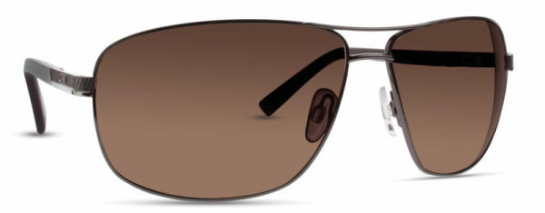INVU INVU-133 Sunglasses, 2 - Gunmetal / Brown