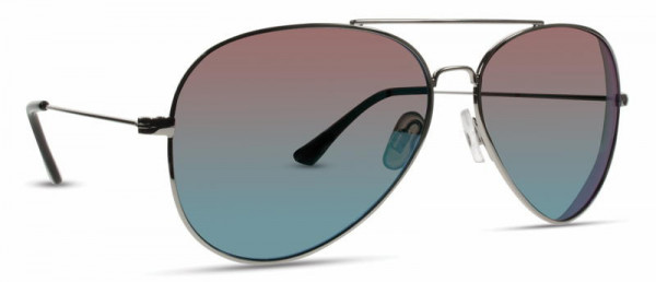 INVU INVU-135 Sunglasses, 3 - Silver / Blue