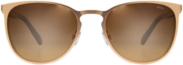 INVU INVU-155 Sunglasses, 1 - Rose Gold / Bronze