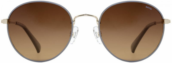 INVU INVU-166 Sunglasses, 1 - Nude / Gold