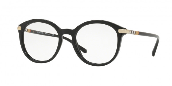 Burberry BE2264 Eyeglasses, 3001 BLACK (BLACK)