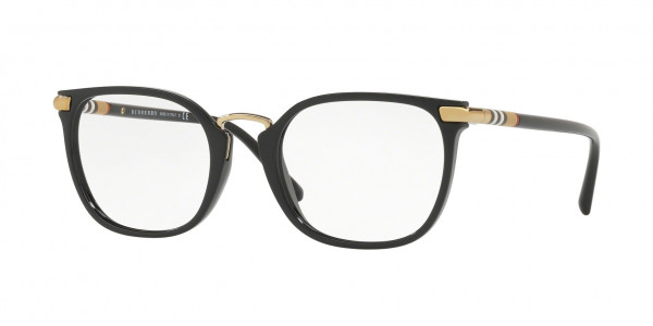 Burberry BE2269 Eyeglasses, 3001 BLACK (BLACK)