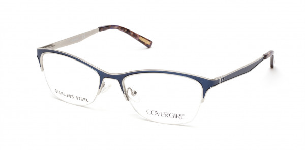 CoverGirl CG0543 Eyeglasses, 091 - Matte Blue
