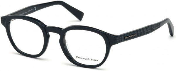 Ermenegildo Zegna EZ5108 Eyeglasses, 092 - Shiny Zegna Blue