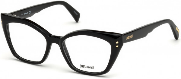 Just Cavalli JC0809 Eyeglasses, 001 - Shiny Black