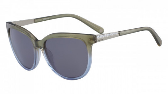 Nine West NW619S Sunglasses, (305) OLIVE/BLUE GRADIENT