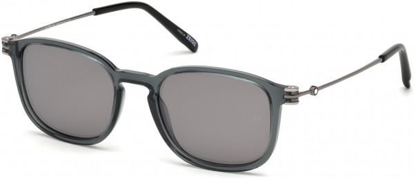 Montblanc MB698S Sunglasses, 20C - Grey/other / Smoke Mirror