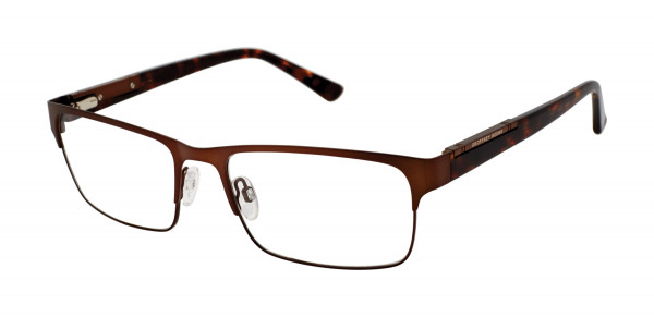 Geoffrey Beene G440 Eyeglasses, Brown (BRN)
