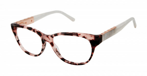 L.A.M.B. LA047 Eyeglasses, Pink Tortoise Ivory (PNK)