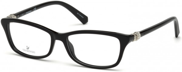 Swarovski SK5243 Eyeglasses, 001 - Shiny Black