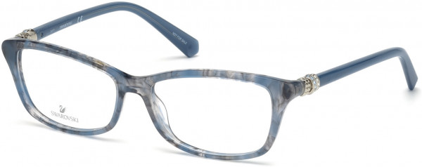 Swarovski SK5243 Eyeglasses, 090 - Shiny Blue