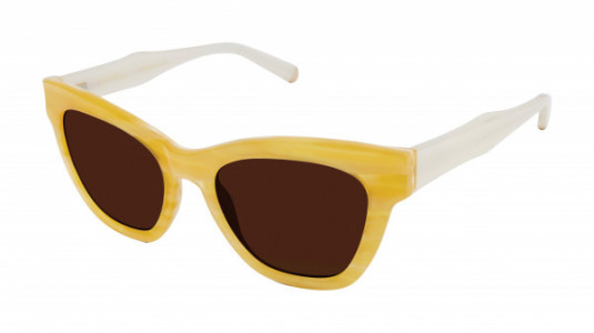 Kate Young K538 Sunglasses, Honey Yellow (HON)