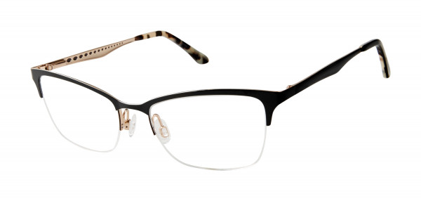 Lulu Guinness L783 Eyeglasses, Black (BLK)