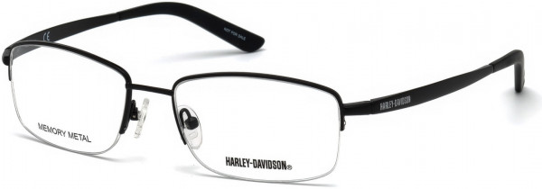 Harley-Davidson HD0771 Eyeglasses, 002 - Matte Black