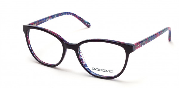 Skechers SE2137 Eyeglasses, 001 - Shiny Black
