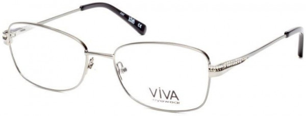 Viva VV4511 Eyeglasses, 008 - Shiny Gunmetal