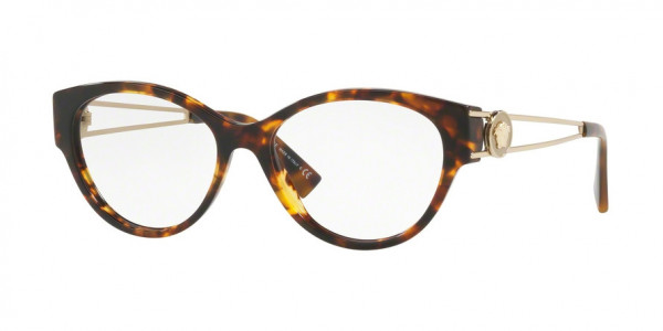 Versace VE3254A Eyeglasses, 5148 HAVANA (BROWN)