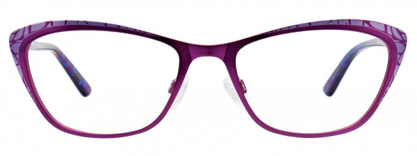 EasyClip EC456 Eyeglasses, 080 - Satin Purple & Light Purple