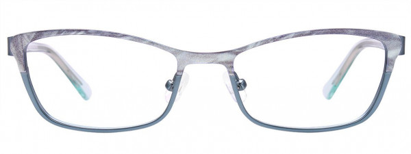 EasyClip EC415 Eyeglasses, 060 - Satin Steel Green