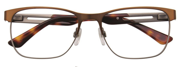 BMW Eyewear B6049 Eyeglasses, 010 - Satin Brown & Steel