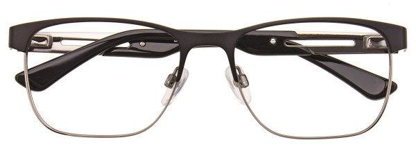 BMW Eyewear B6049 Eyeglasses, 090 - Matt Black & Shiny Gunmetal
